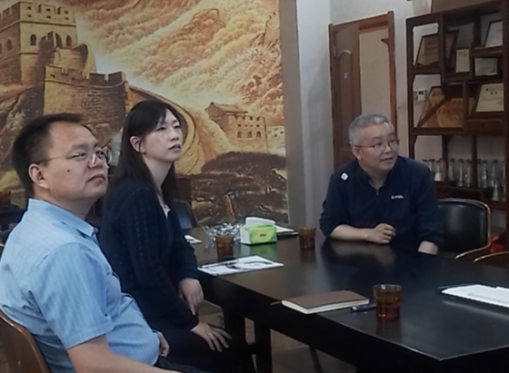 黄委会水利科学研究院领导莅临恒睿机械考察指导