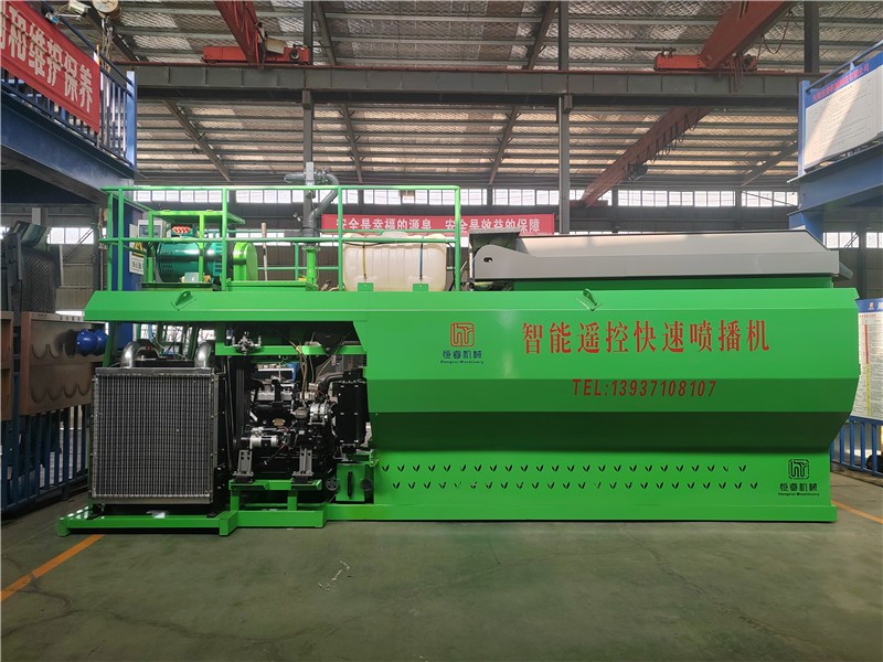 恒睿客土喷播机 高压稳输赋能高陡边坡 筑牢生态修复动力核心