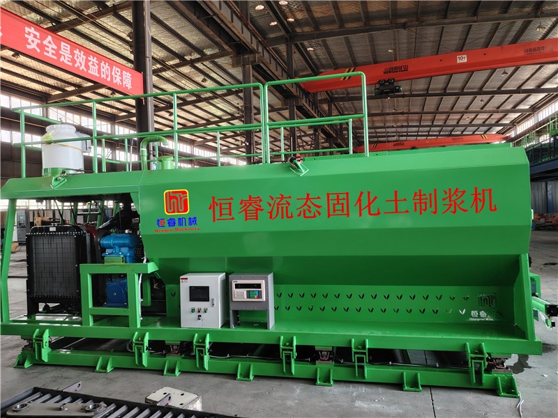 恒睿固化土制浆机：全场景灵活适配，成工程回填多面手