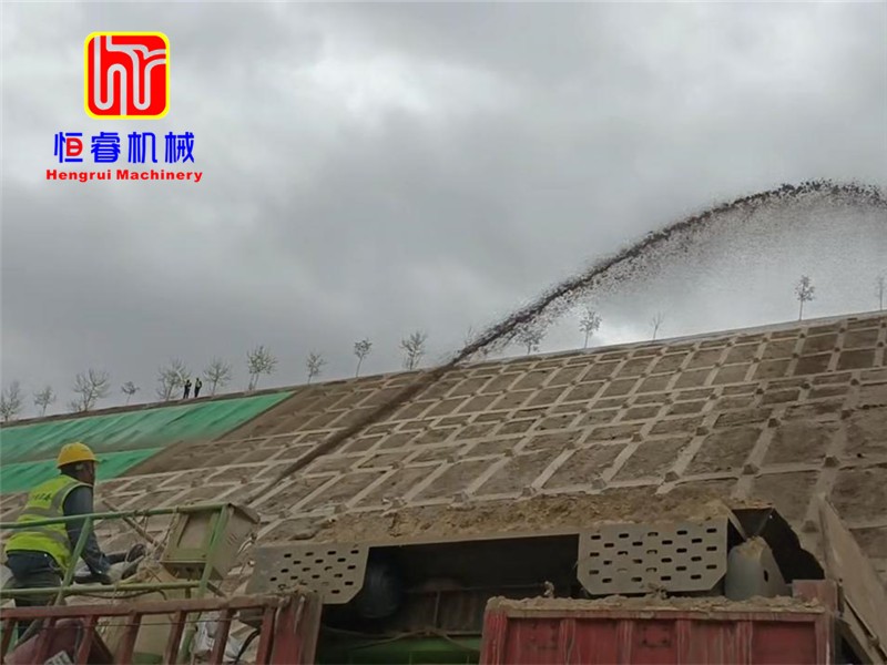 恒睿智能快速喷播机入料筛分系统，多车型通用适配，适配各类边坡绿化施工