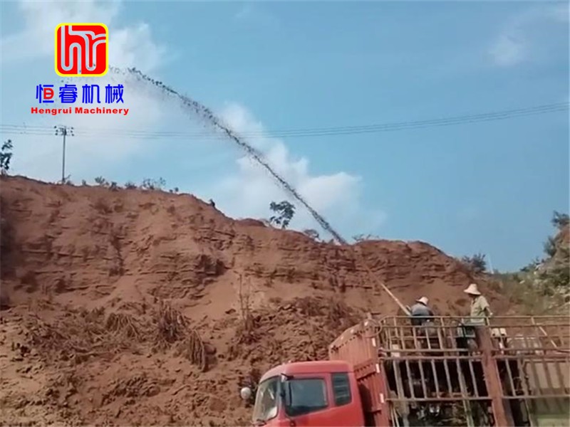 客土喷播机老机升级｜原厂售后快速改造恒睿180客土喷播机双级泵改单级泵